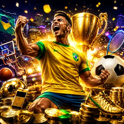 Estádio iluminado à noite representando a cobertura de ligas de futebol nas apostas do 82q.com